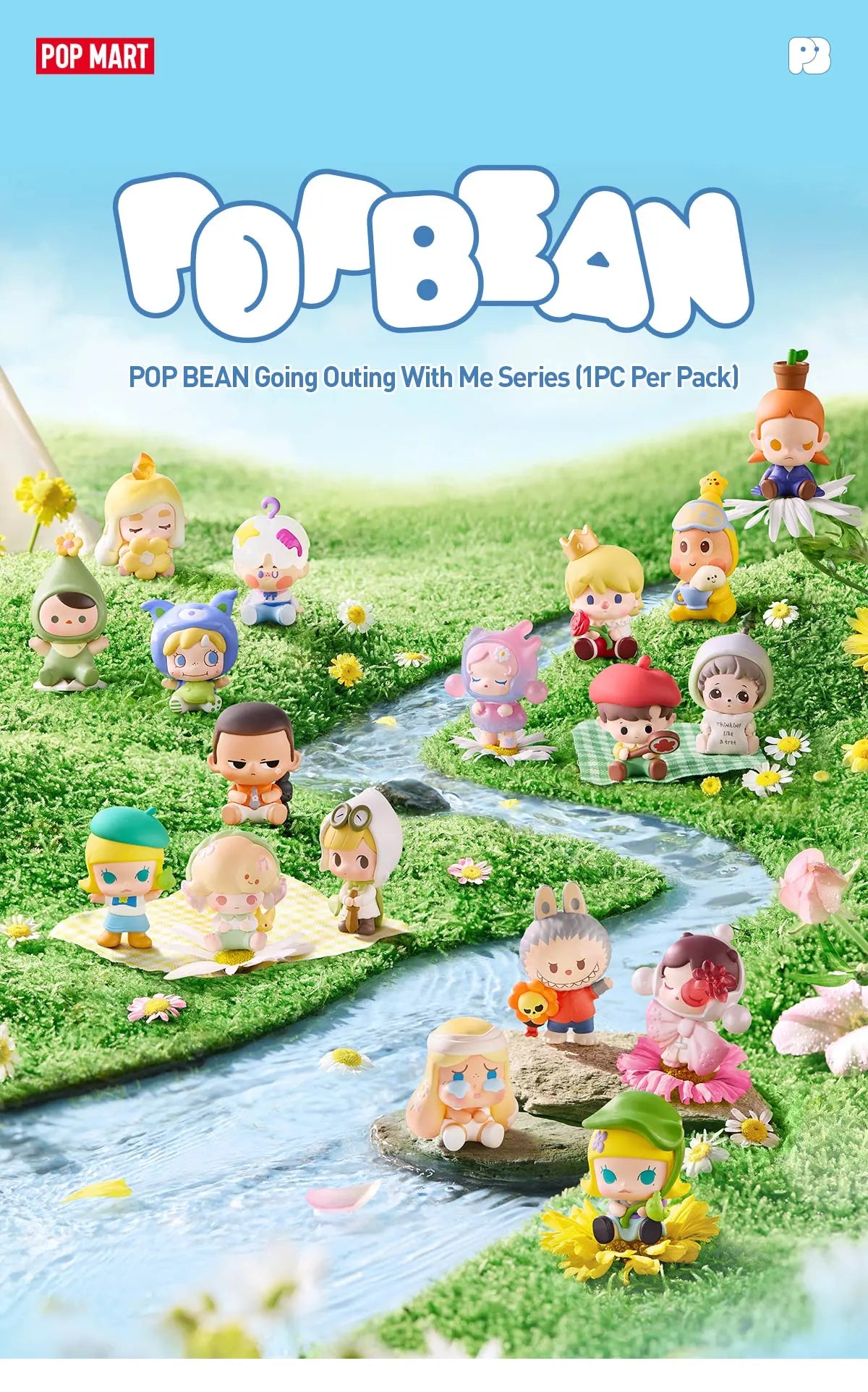 POP BEAN Going Outing With Me Series(1PC Per Pack)