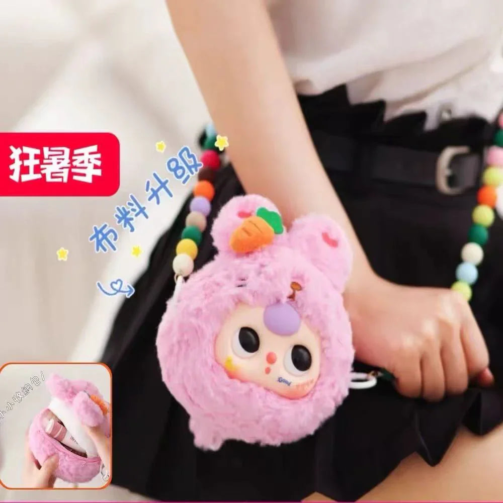 BABY THREE-FOURTUNE CAT ZIPPER BAG